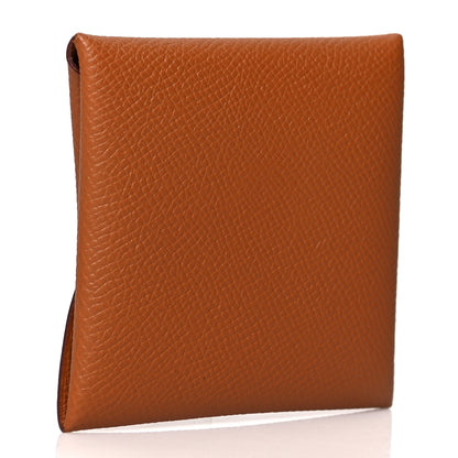 Hermes Epsom Bastia Coin Purse Gold 3 of 8