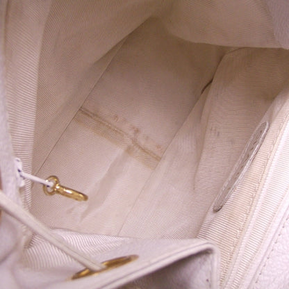 Chanel Caviar CC Backpack White 10 of 12
