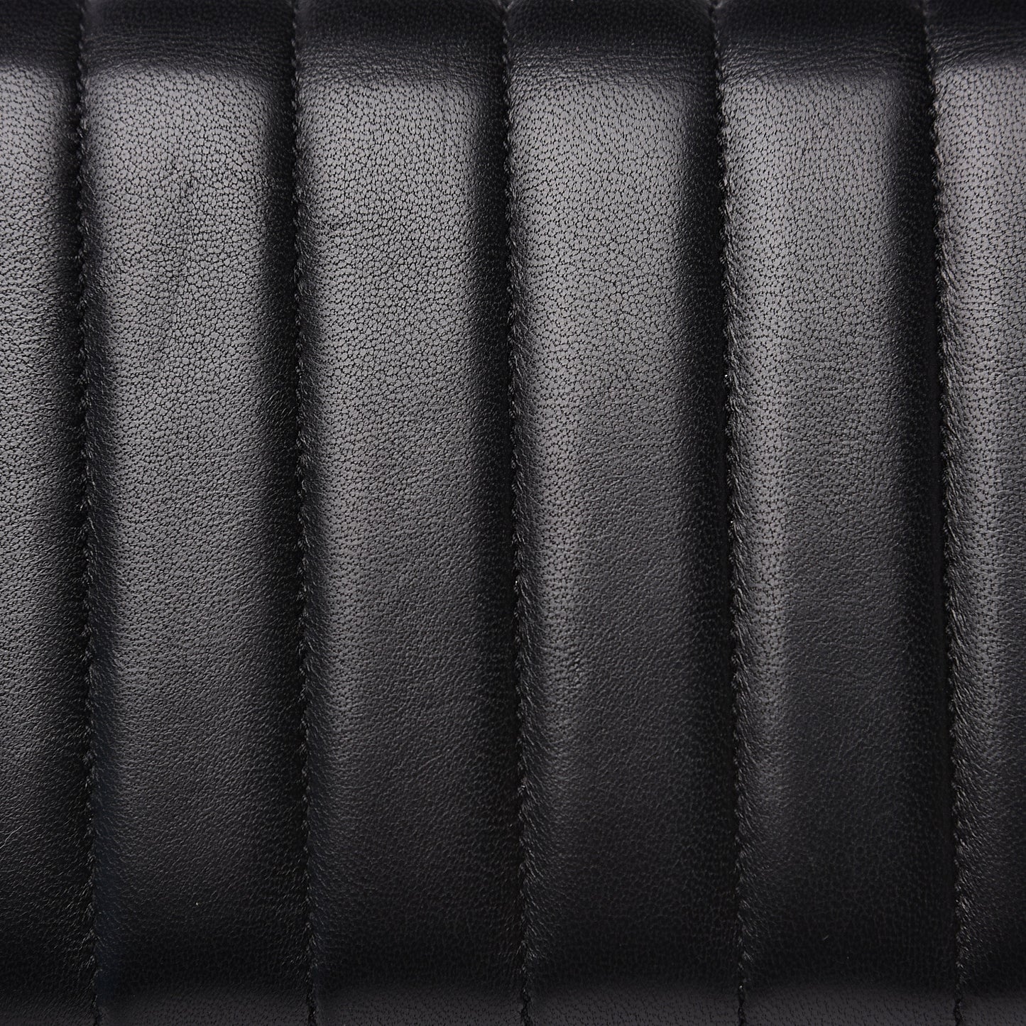 Lambskin Matelasse Monogram Large Vicky Continental Wallet Black