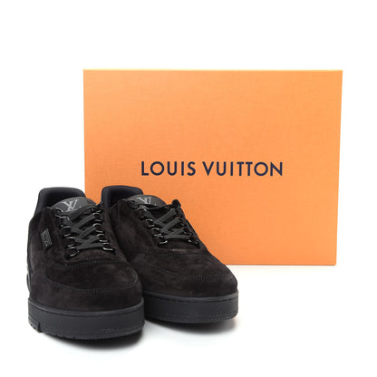 Louis Vuitton Suede Mens LV Trainer Sneakers 9.5 Black 11 of 11