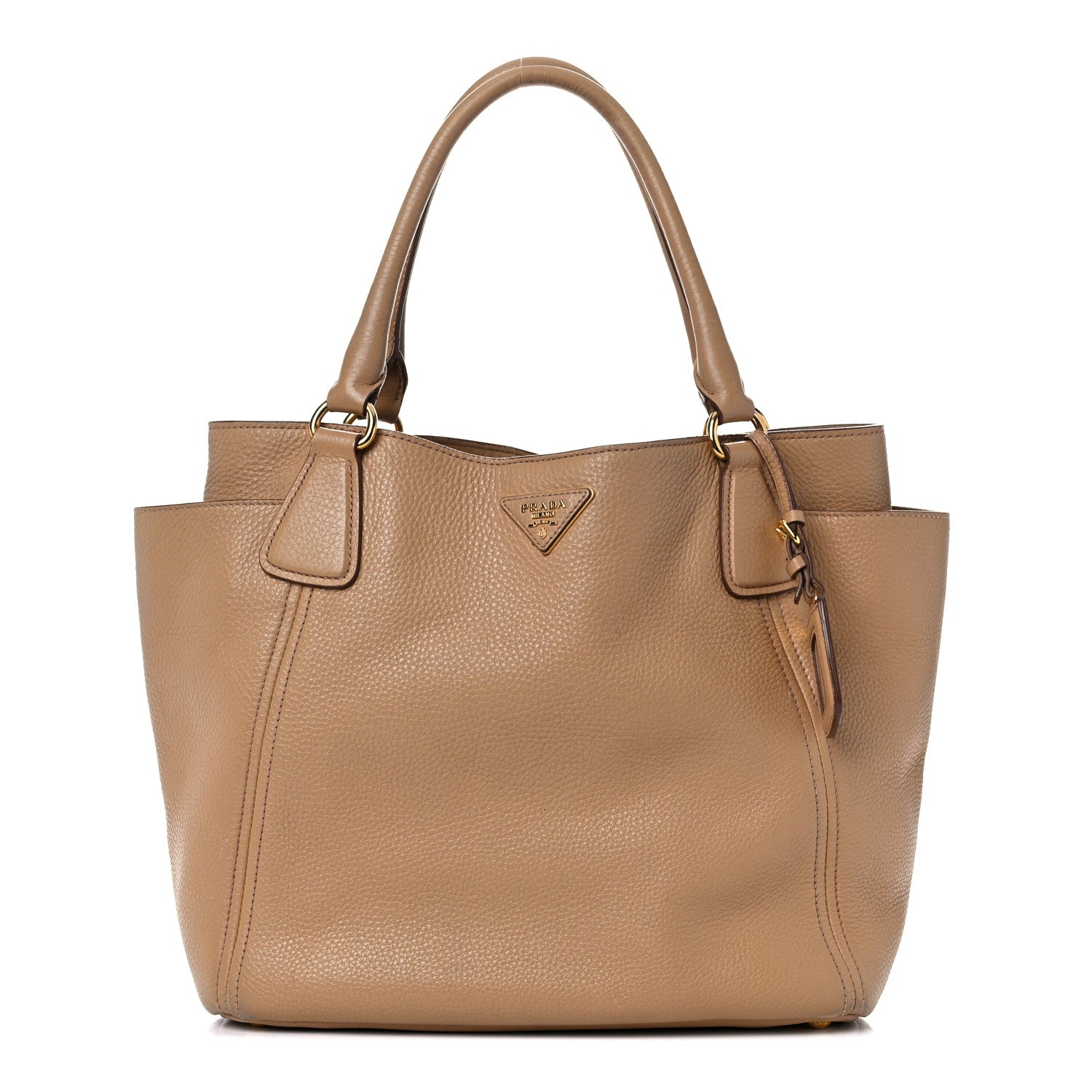Prada Vitello Daino Tote Caramel 1 of 19