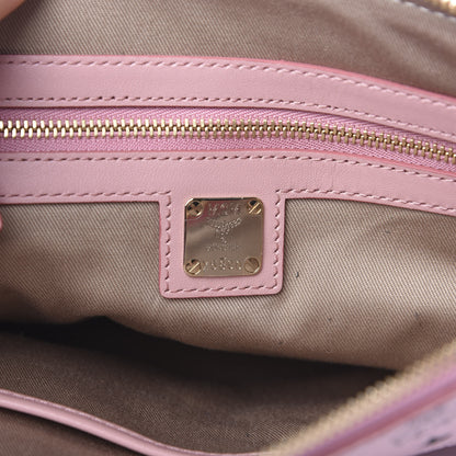 MCM Visetos Medium Crossbody Pouch Soft Pink 5 of 8