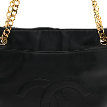 Chanel Lambskin CC Shoulder Bag Black 9 of 14