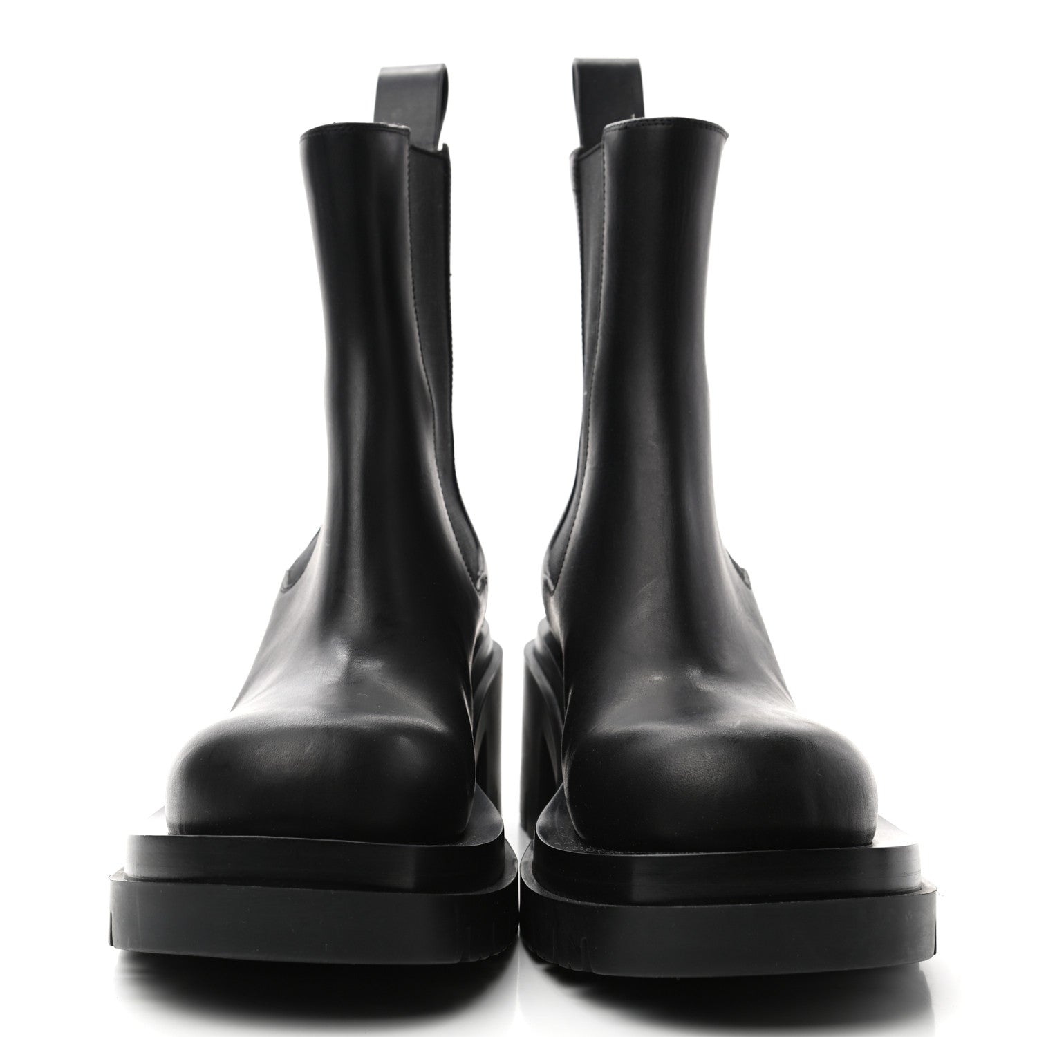 Bottega Veneta Calfskin The Lug Chelsea 30/70mm Ankle Boots 38.5 Black 2 of 9