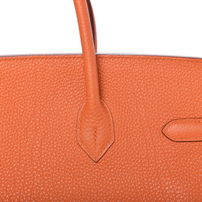 Hermes Togo Birkin 35 Orange 8 of 34