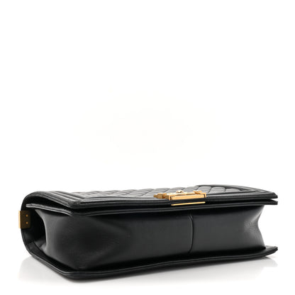 Chanel Lambskin Quilted New Medium Boy Flap Black 4 of 16