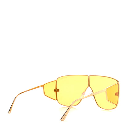Tom Ford Square Spector Sunglasses TF 708 Gold 4 of 8