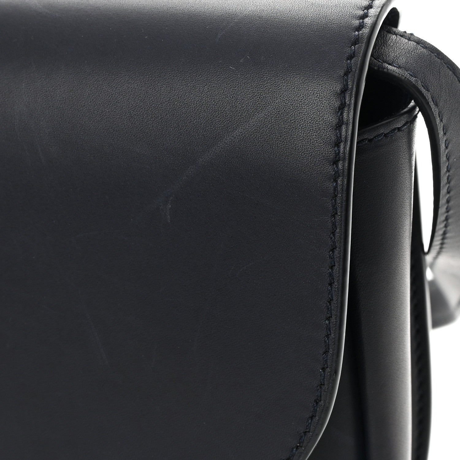Saint Laurent Smooth Calfskin Monogram Medium Kaia Satchel Deep Marine 14 of 17