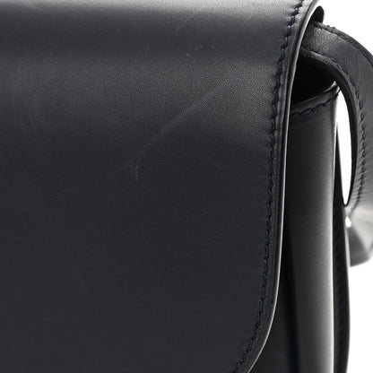 Saint Laurent Smooth Calfskin Monogram Medium Kaia Satchel Deep Marine 14 of 17