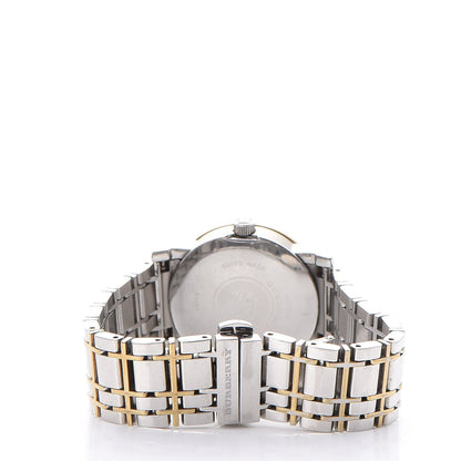 Burberry Stainless Steel Diamond Gold Tone Heritage Watch 4 of 9