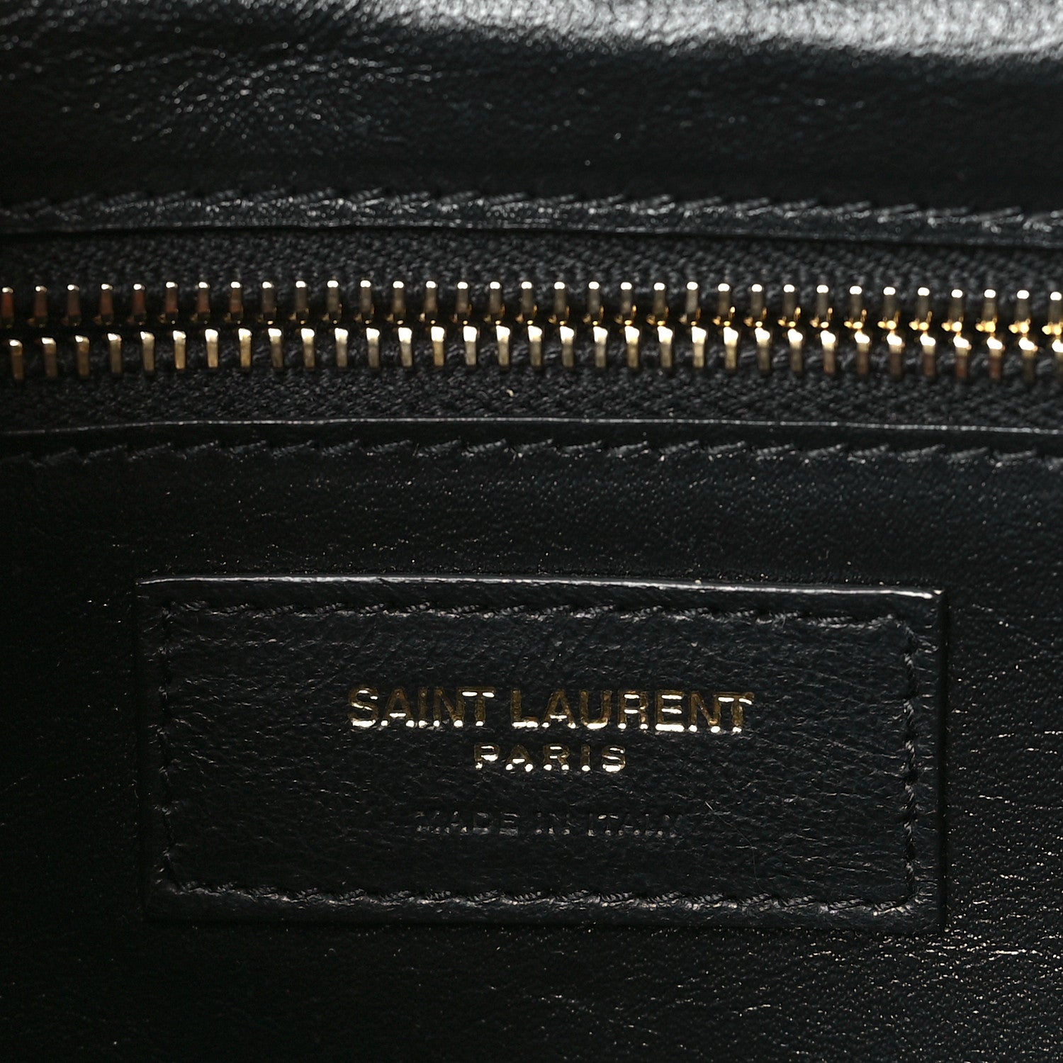 Saint Laurent Lambskin Quilted Mini Gaby Satchel Black 6 of 9
