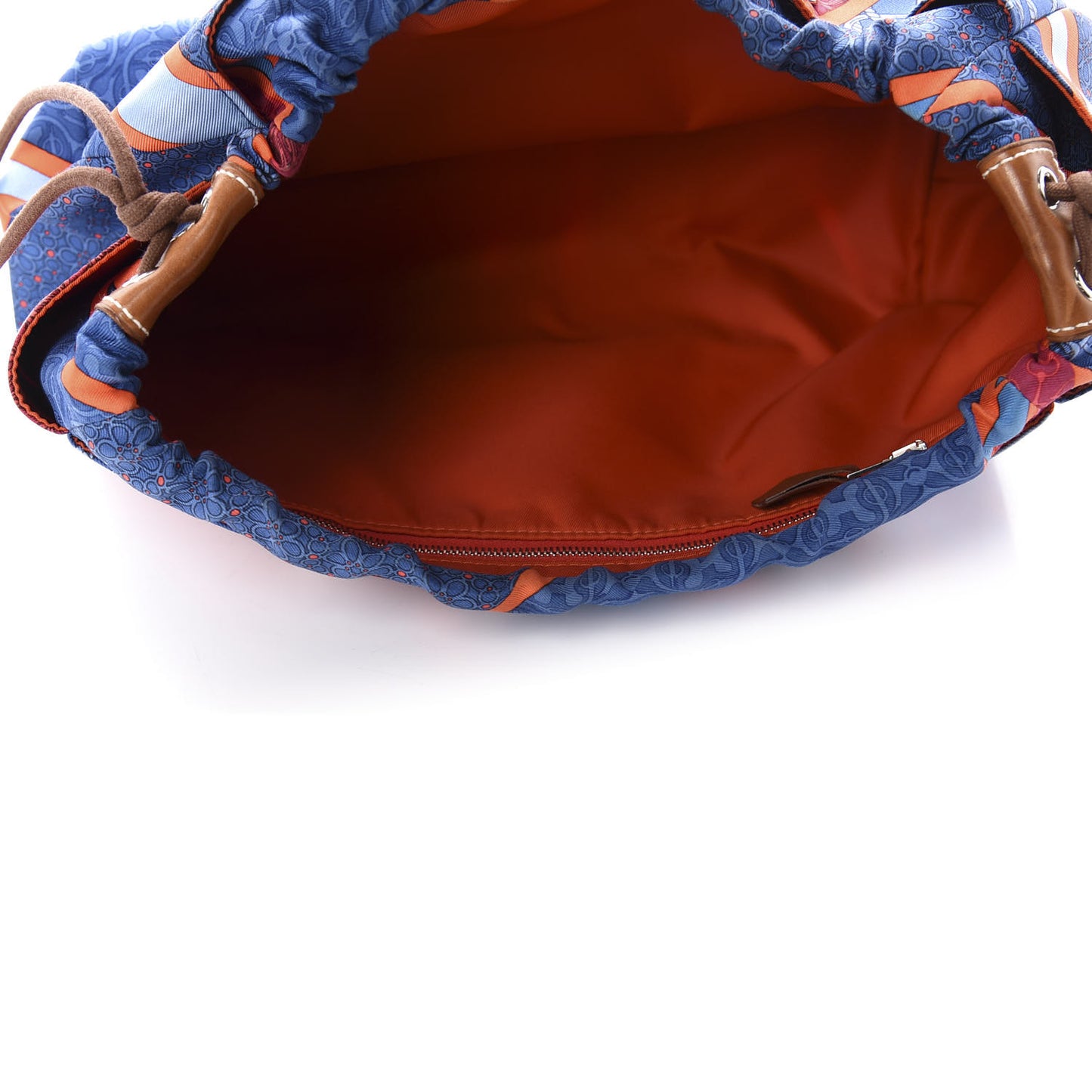 Silk Carre en Cravates Fourbi 20 PM Pouch Bleu Saphir