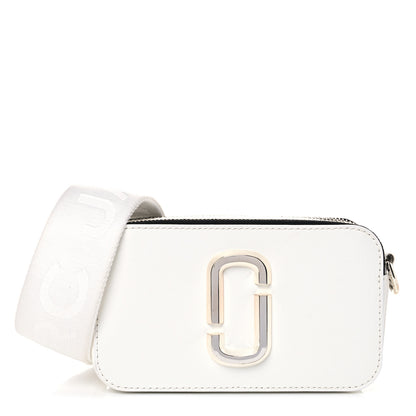 Marc Jacobs Saffiano Small Snapshot Camera Bag White 1 of 15