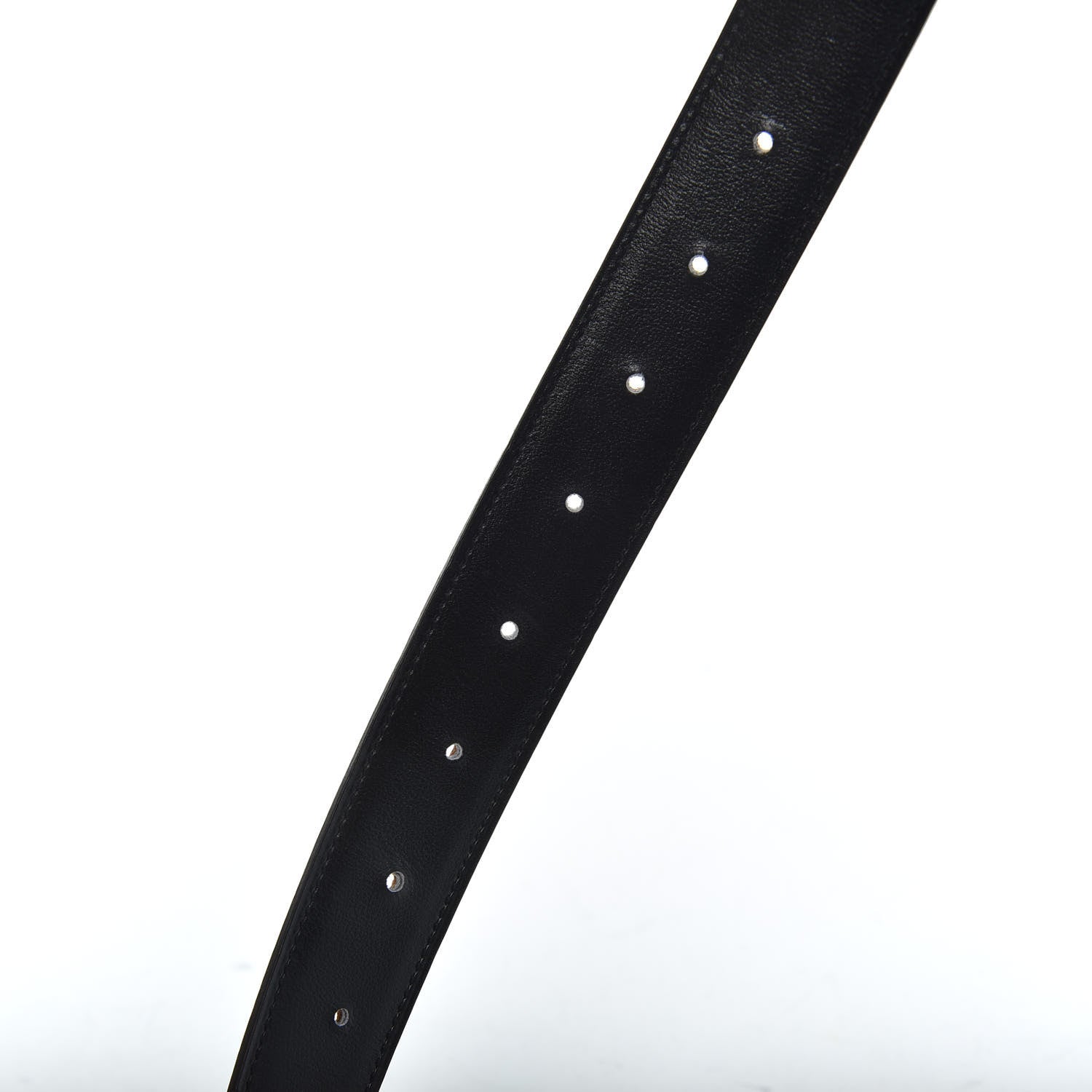 Hermes Swift Togo 32mm Collier De Chien CDC Belt 90 Black Gold 3 of 5