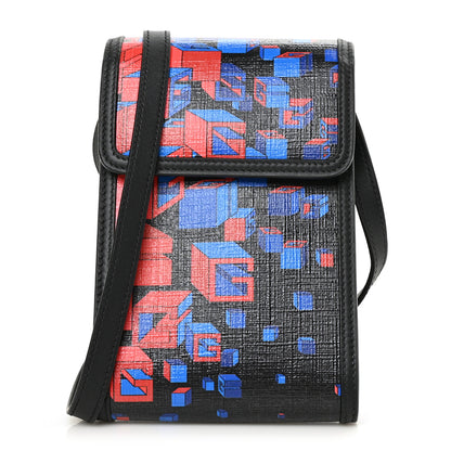 Gucci Canvas Mini Crossbody Bag Black Multicolor 1 of 5