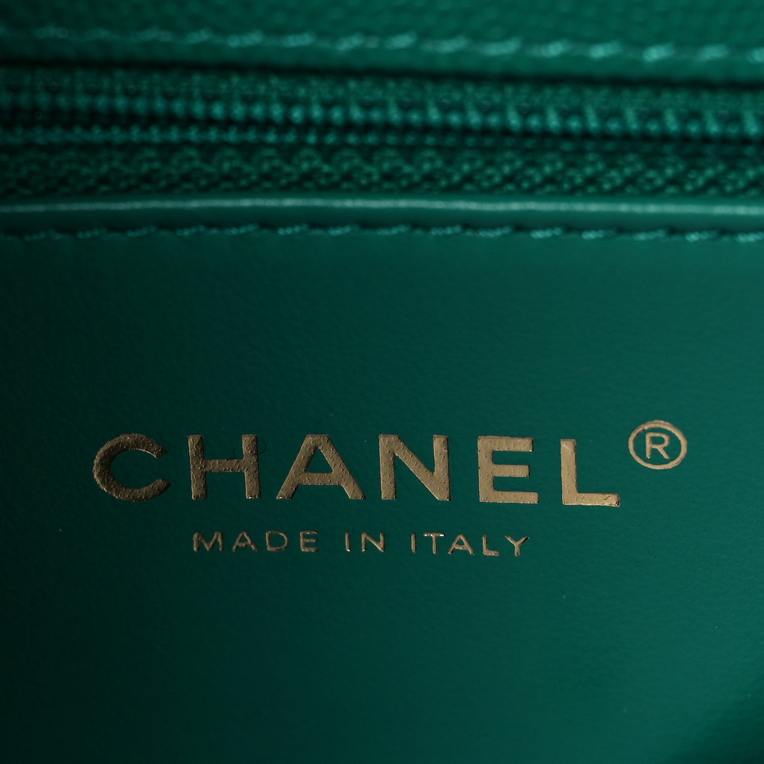 Chanel Caviar Quilted Small Coco Handle Flap Green 6 of 11