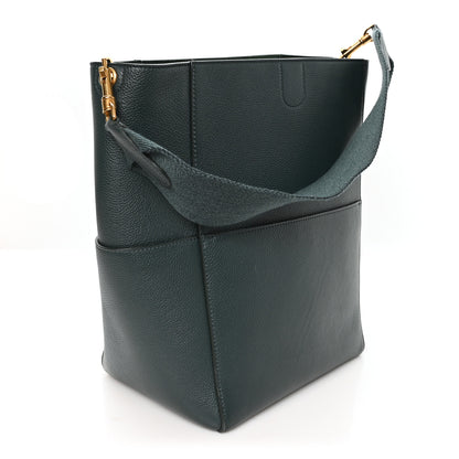Celine Soft Grained Calfskin Sangle Bucket Bag Amazone 3 of 11