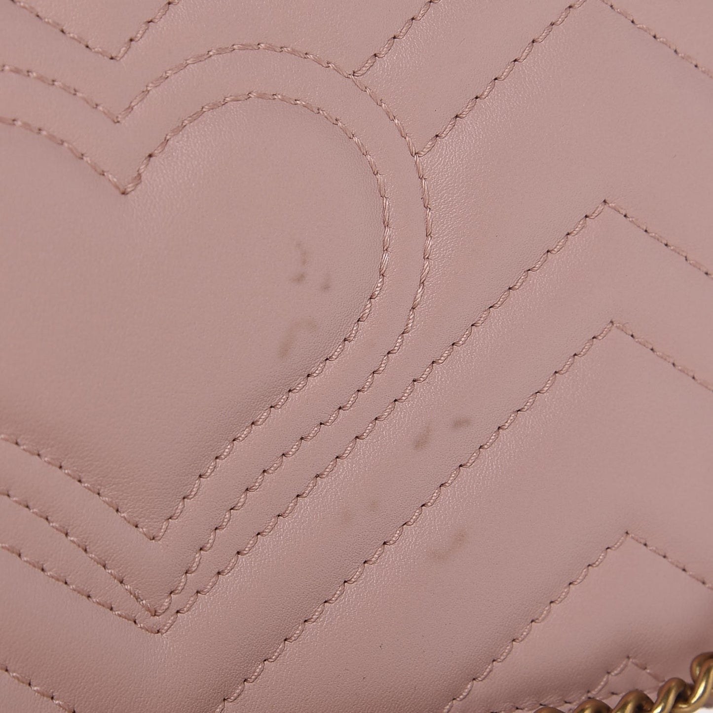 Calfskin Matelasse GG Marmont Mini Bag Perfect Pink