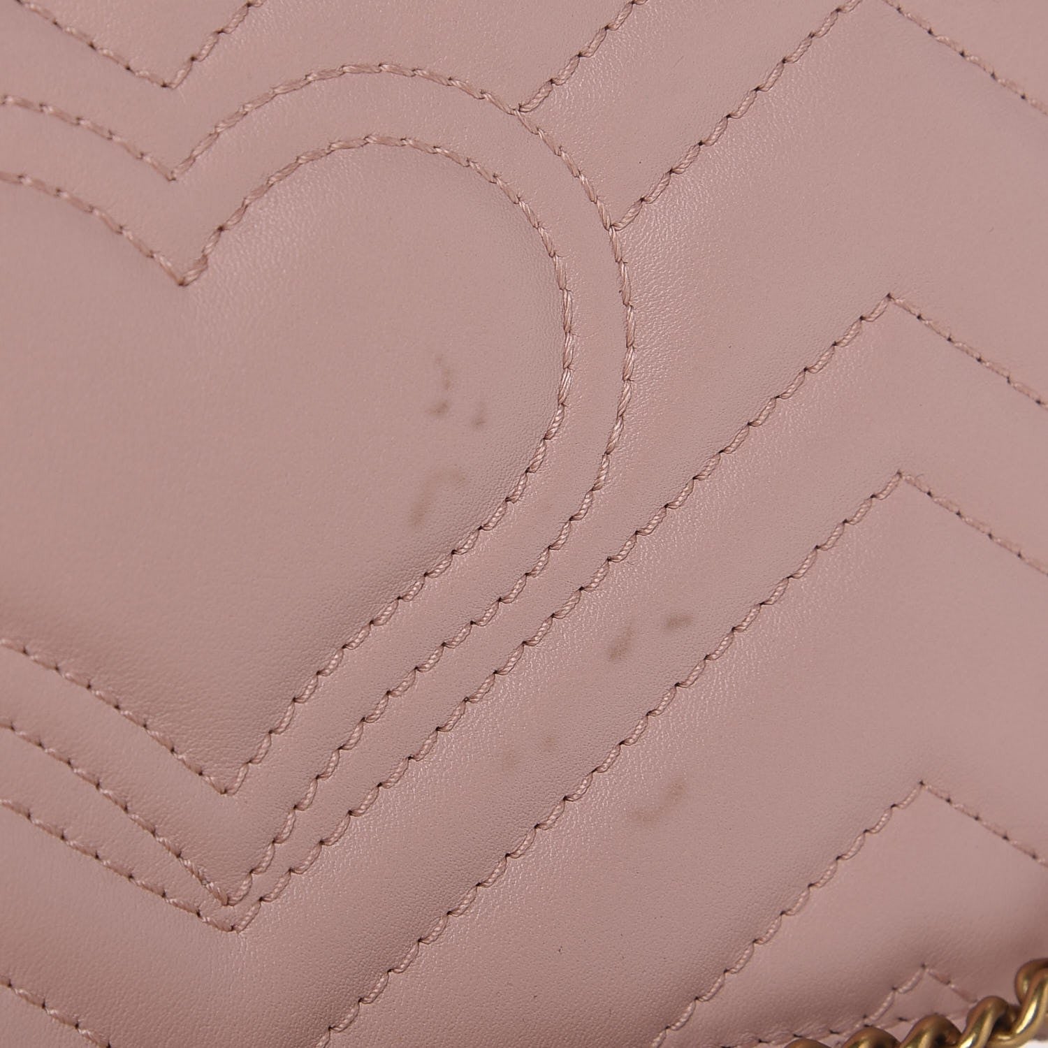 Gucci Calfskin Matelasse GG Marmont Mini Bag Perfect Pink 9 of 11
