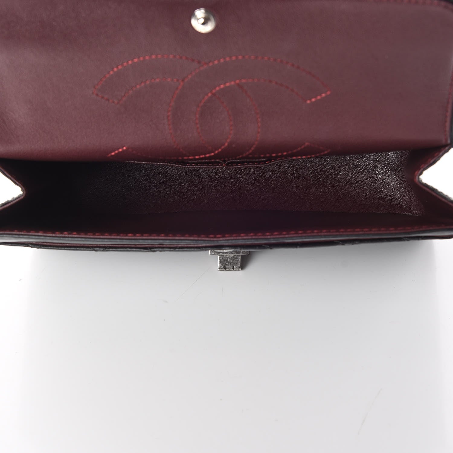 Chanel Aged Calfskin Quilted 2.55 Reissue 225 Flap Black 7 of 9