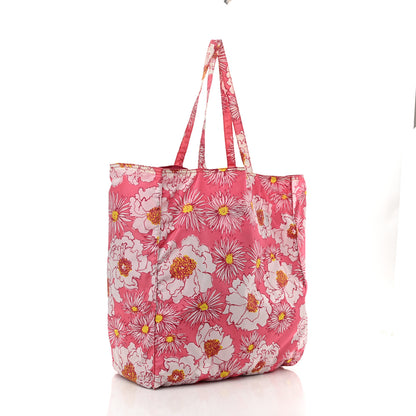 Prada Tessuto Nylon Floral Print BYOBag Shopping Tote Fuxia 4 of 13