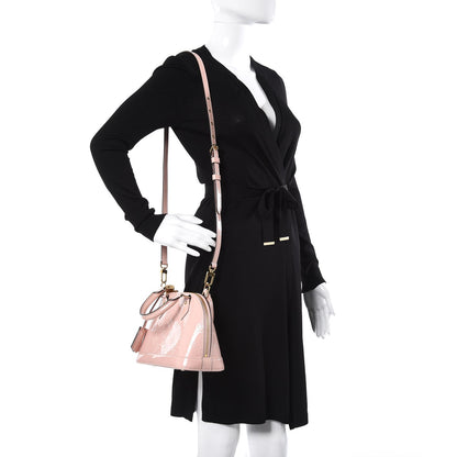 Louis Vuitton Vernis Alma BB Rose Ballerine 2 of 8