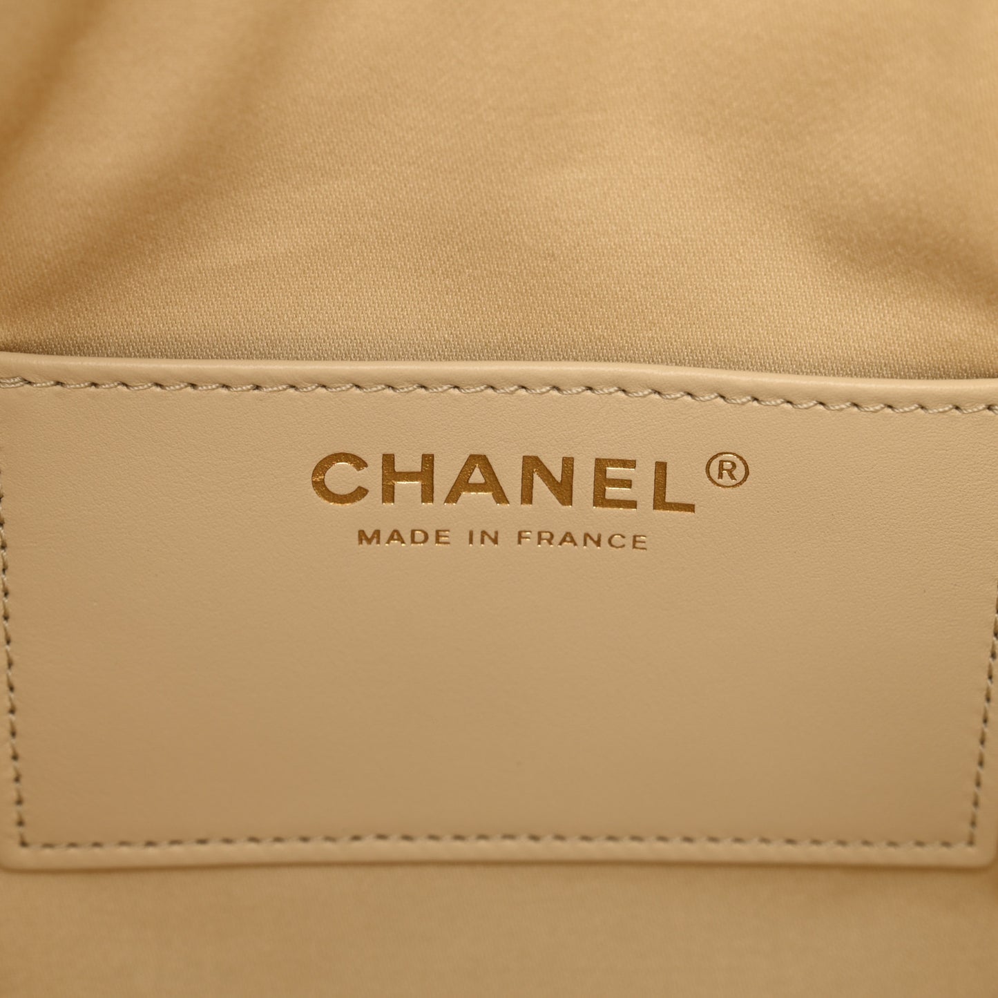Caviar Quilted Small Chanel 25 Handbag Beige