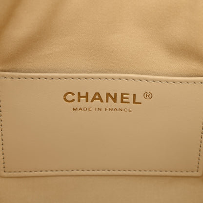Chanel Caviar Quilted Small Chanel 25 Handbag Beige 6 of 10