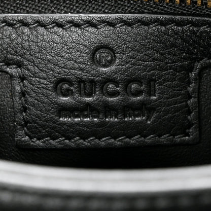 Gucci Roxy Calfskin Medium studded Blondie Shoulder Flap Bag Black 6 of 10