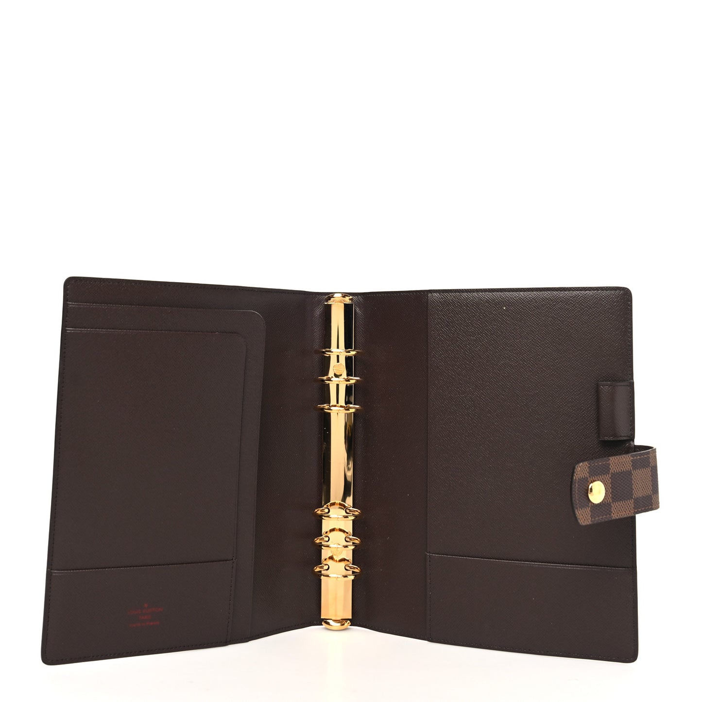 Damier Ebene Large Ring Agenda Cover