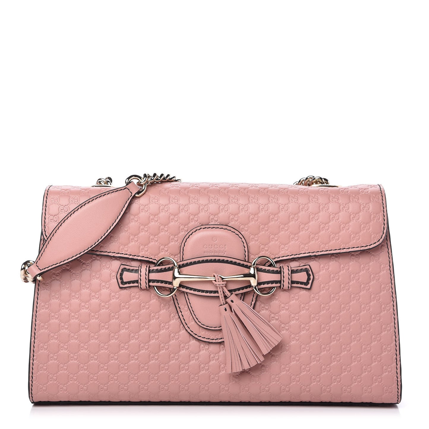 Microguccissima Medium Emily Chain Shoulder Bag Soft Pink