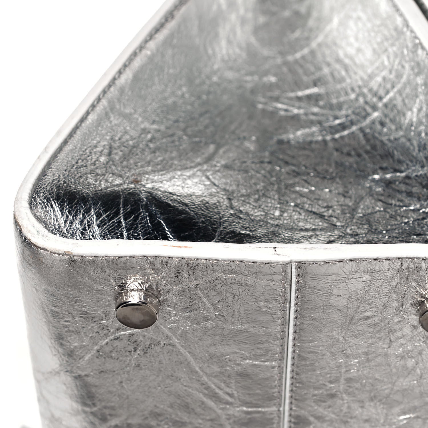 Christian Dior Metallic Calfskin Medium Diorever Flap Silver 17 of 17