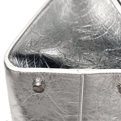 Christian Dior Metallic Calfskin Medium Diorever Flap Silver 17 of 17