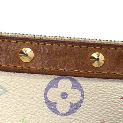Louis Vuitton Monogram Multicolor Pochette Accessories White 10 of 14