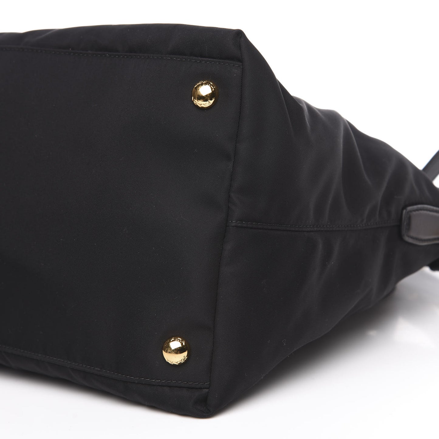 Saffiano Tessuto Nylon Tote Black