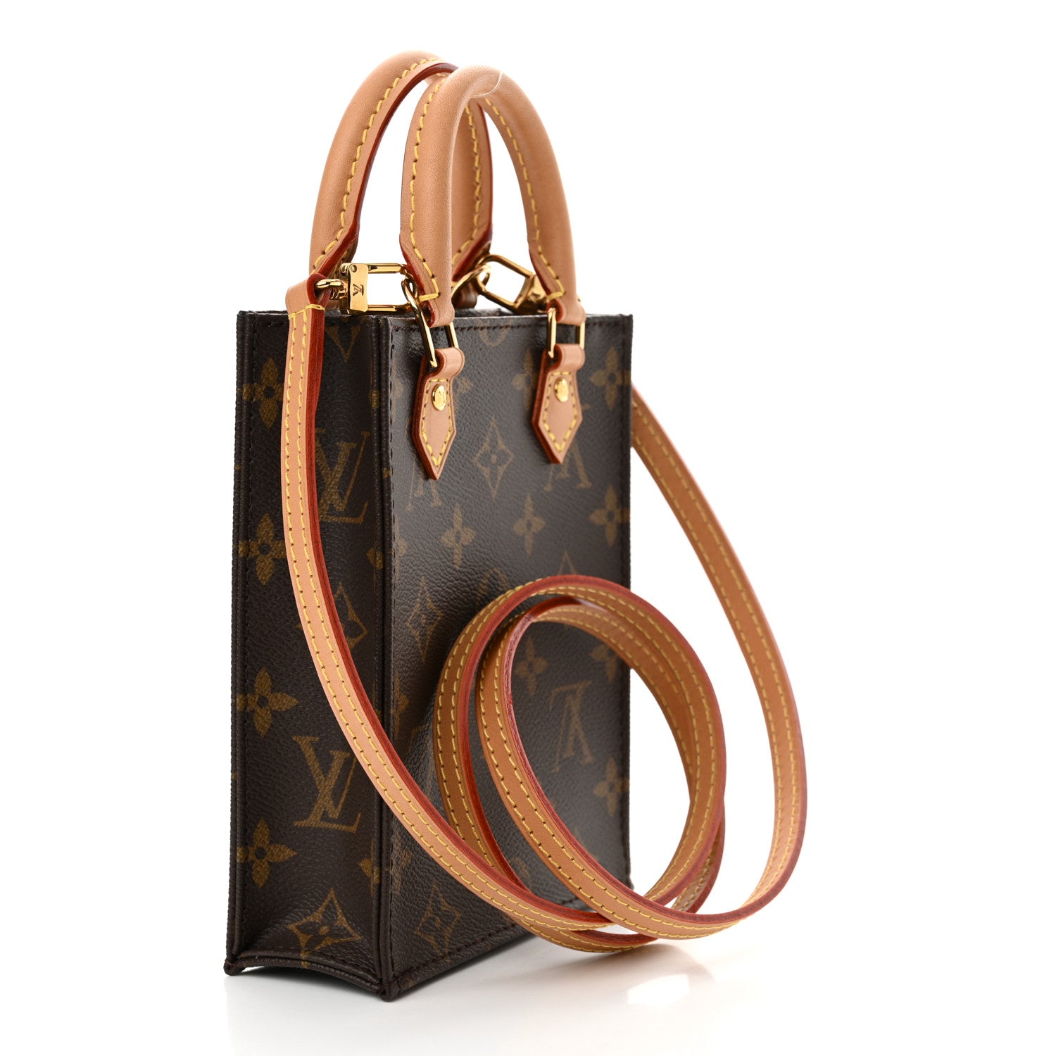 Louis Vuitton Monogram Petit Sac Plat 3 of 10