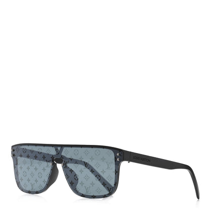 Louis Vuitton Acetate LV Waimea Square Sunglasses Z1082E Black 1 of 7