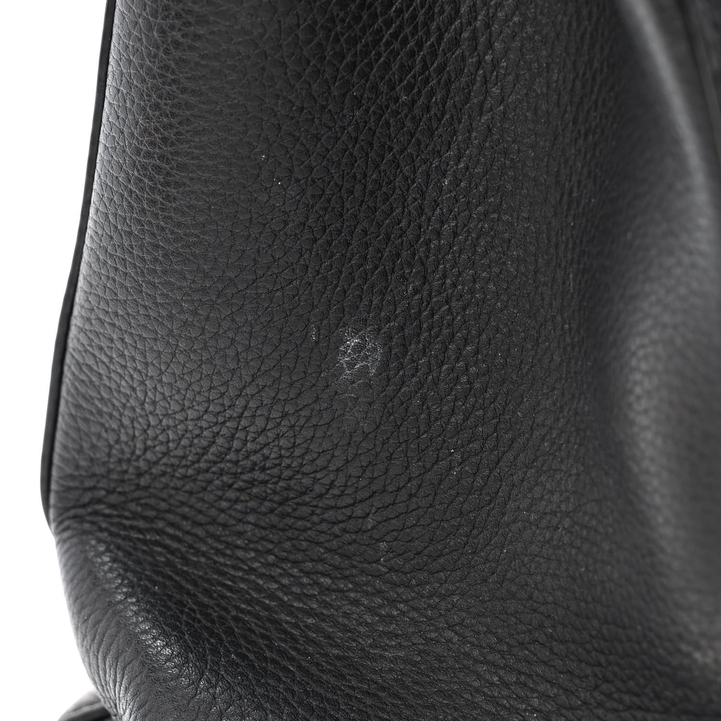Grained Calfskin Small Neo Executive Shopper Tote Black