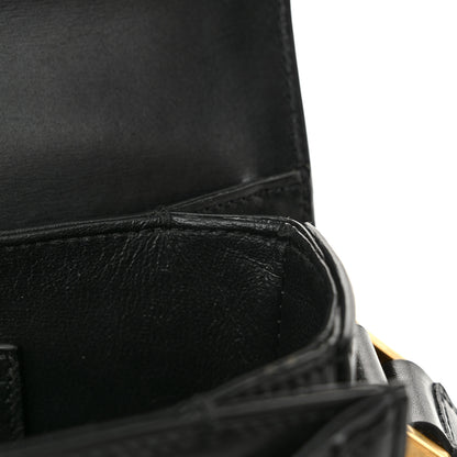 Saint Laurent Box Calfskin Monogram Medium Solferino Satchel Black 13 of 15