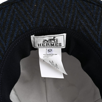 Hermes Wool Chevron Hat 57 9 of 9