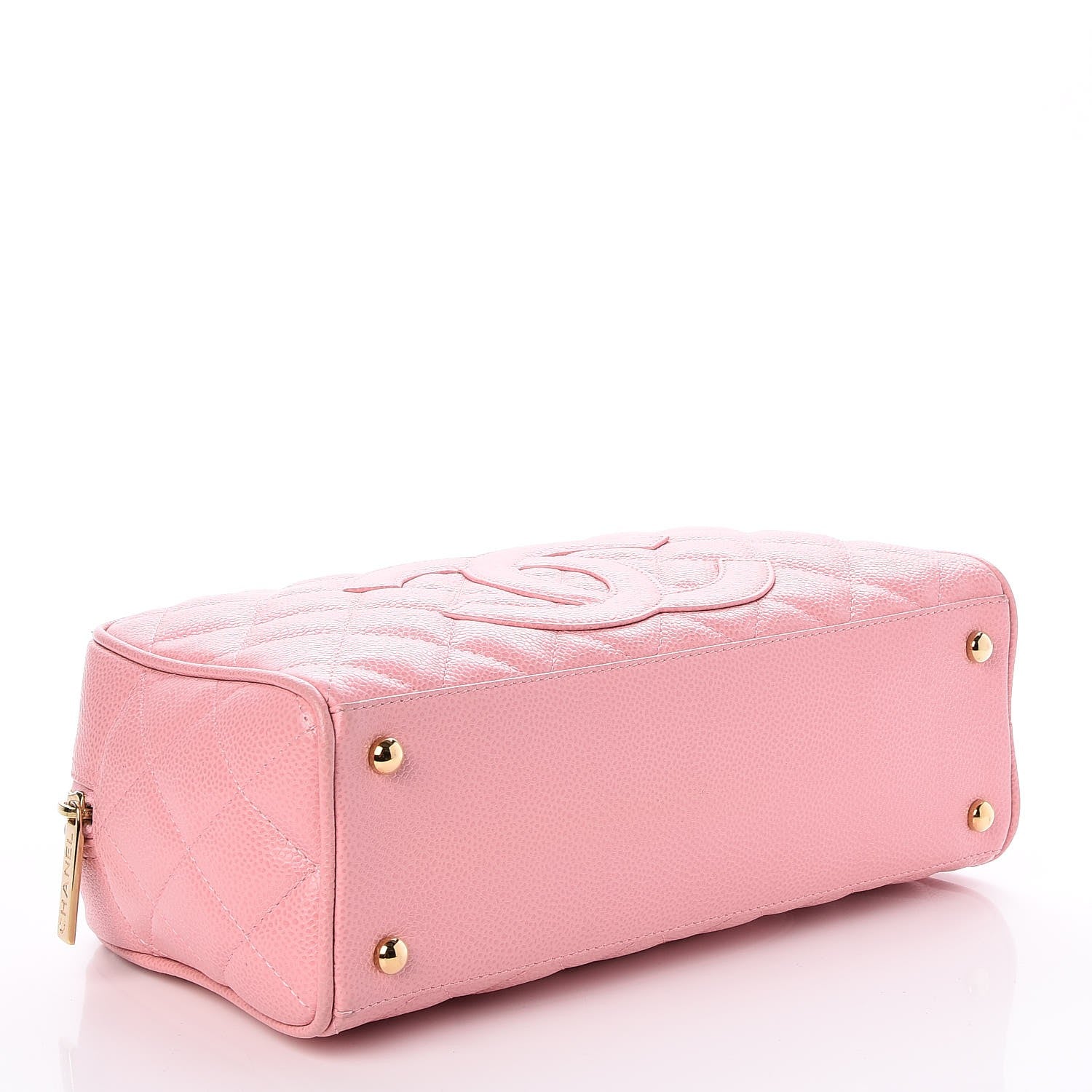 Chanel Caviar Quilted Small Bowler Pink 4 of 7