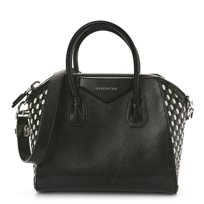 Givenchy Sugar Goatskin Woven Small Antigona Black White 1 of 14