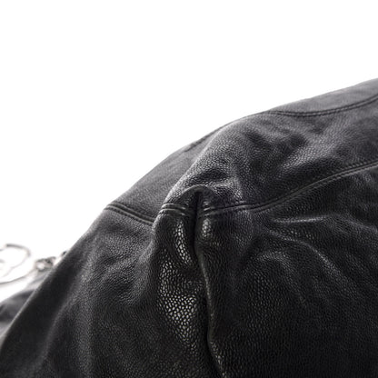 Chanel Distressed Caviar XL Coco Cabas Black 12 of 18