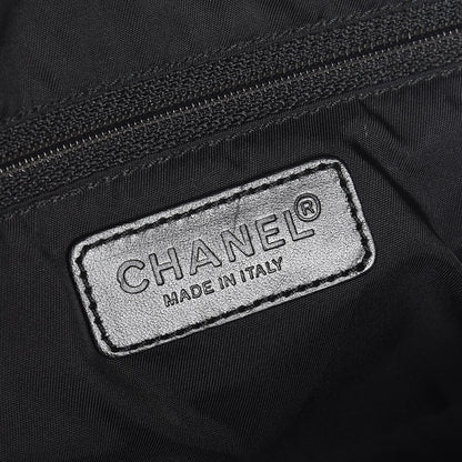 Chanel Nylon Travel Bowler Black 6 of 7