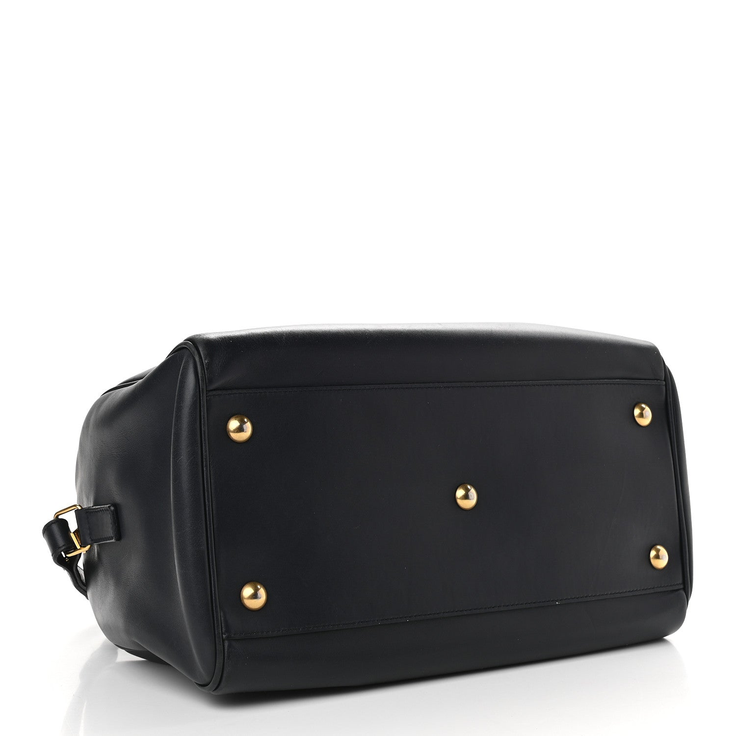 Saint Laurent Calfskin Classic Duffle 6 Navy 4 of 10