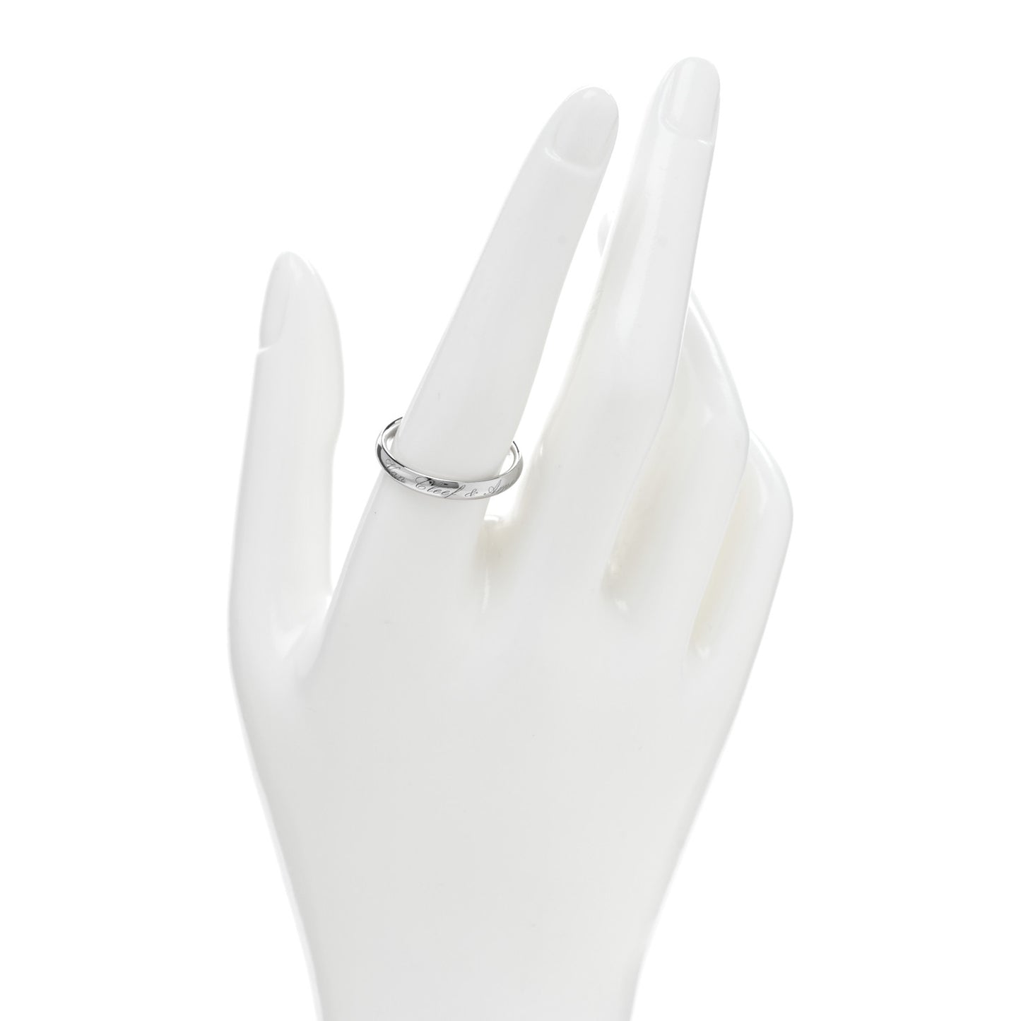 Platinum Tendrement Signature Wedding Band Ring 59 8.75