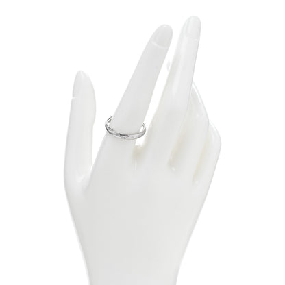 Van Cleef & Arpels Platinum Tendrement Signature Wedding Band Ring 59 8.75 2 of 5