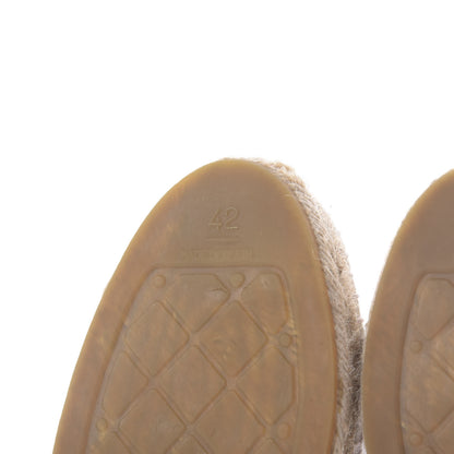 Chanel Patent Sequin CC Espadrilles 42 White 10 of 12