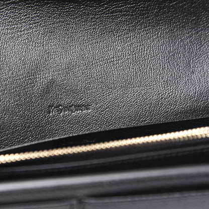 Saint Laurent Calfskin Monogram Belle de Jour Chain Clutch Black 8 of 10