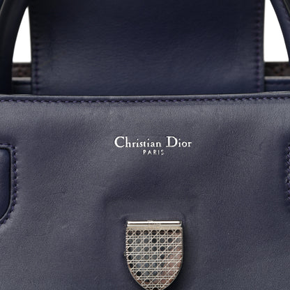 Christian Dior Calfskin Large Diorever Flap Navy 6 of 10